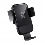 Rock Magnetic gravity car holder EDZ-03 induction to air vent black