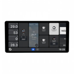 6,95 colių "Shelly Wall Display X2i WiFi/BLU" valdymo skydelis (sidabrinis)