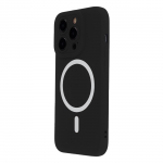 Silicon Soft Mag iPhone 16 Plus cover black
