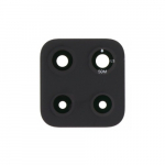 Galinės kameros stikliukas skirtas Honor X8 5G galinės kameros stikliukas (juodas)