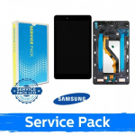 Ekranas skirtas Samsung T290 Tab A 8.0'' juodas su rėmeliu (Service Pack)