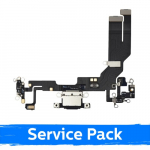 Krovimo lizdas skirtas Apple iPhone 16e su lanksčiąja jungtimi / White / (Service Pack)