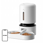 Petlibro Granary toidudosaator topeltkausiga, 5L (valge)