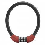 Rockbros RKS870-BK koodiga jalgrattalukk 85 cm terastrossiga &ndash; punane