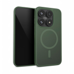 Crong Hybrid Matte Magnetic MagSafe &uuml;mbris seadmele Xiaomi 17, roheline