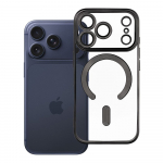 Case for iPhone 17 Pro / 18 Pro Electro Mag Cover compatible with MagSafe black