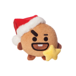 Line Friends BT21 SHOOKY Winter pl&uuml;&uuml;sist maskott, 11 cm