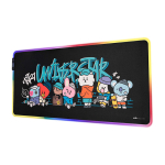 BT21 XXL m&auml;ngulauamatt LED-valgustusega, 90 &times; 40 cm