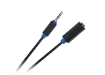 Cabletech Standard 3,5 mm jack pistik&ndash;pesa kaabel, 5 m