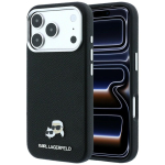 Karl Lagerfeld Grained Heads Metal MagSafe &uuml;mbris mudelile iPhone 17 Pro / 18 Pro &ndash; must