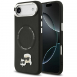 KARL LAGERFELD &uuml;mbris jaoks IPHONE 17 Air compatible with MagSafe KLHMP17MPSMLRKCK (PU K&C PINS) must