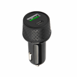 Forever car laadija 1xUSB 2,4A + 1xUSB-C PD 45W LA-04 must