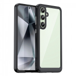 Outer Space &Uuml;mbris with Gel Frame jaoks Samsung Galaxy S24 FE - must