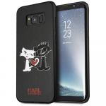 Karl Lagerfeld Choupette In Love &Uuml;mbris jaoks Samsung Galaxy S8 Plus - must