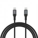 Dudao L3CC USB-C - USB-C 60W 1.2m Braided Kaabel - must
