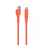 Setty kabelis USB - USB-C 1,5 m 2,1A KSA-C-1.5210 oranžinis