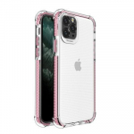 VERGE &scaron;arvuotas gelinis dėklas IPHONE 11 PRO &scaron;viesiai rožinis