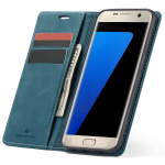 Spacecase piniginės dėklas Galaxy S7 Edge mėlynas