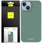 Spacecase silikoninis dėklas iPhone 14 tamsiai žalias