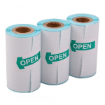 Sticker Paper jaoks Thermal Label Printer, D30mm x 52mm, 3 rolls
