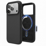 &Uuml;mbris "TM MagSafe Silicone" iPhone 17 / Kesk&ouml;&ouml; must /