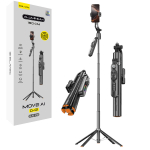 Blavec Selfie Stick Aluminium Move AI Q-01 Auto pop statiiv + kaugjuhtimispult 1,80 m (SSAQ01-APTRB180) must