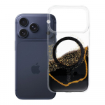 &Uuml;mbris iPhone 17 Pro / 18 Pro (madal kaamera serv) Golden &uuml;hilduv MagSafe-ga must