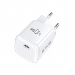 Crong NEO GaN USB-C PD laadija AVS-iga, 40 W, valge