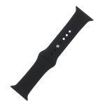 Silikoonrihm S/M Apple Watchi 38/40/41 mm mudelitele, must