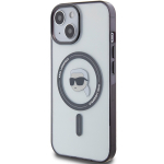 Karl Lagerfeld KLHMP15SHKHNOTK iPhone 15 6.1" l&auml;bipaistev hardcase IML Karl`s Head MagSafe