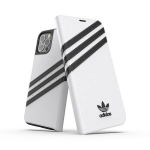 Adidas OR Booklet &Uuml;mbris PU jaoks iPhone 12 / 12 Pro 6.1" - valge and must
