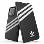 Adidas OR Booklet Case PU for iPhone 13 Pro / iPhone 13 - Black and White