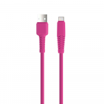 Setty kabelis USB - USB-C 1,5 m 2A KSA-C-1.526 rožinis