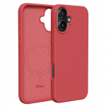"Etteri" silikoninis magnetinis dėklas "iPhone 16 Plus" 6,7" avietinis