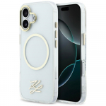 Karl Lagerfeld IML KL Script Logo MagSafe &Uuml;mbris for iPhone 17 - l&auml;bipaistev