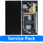 Ekranas skirtas Samsung N985 (N986) Note 20 Ultra su rėmeliu / Mystic Black / (Service Pack)