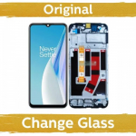 LCD ekranas suderinamas su OnePlus Nord N20 SE juodas su rėmeliu (Atnaujintas: Kinija)