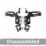 Krovimo lizdas skirtas iPhone 11 su lanksčiąja jungtimi / Black / (100% originalus / i&scaron; įrenginio)