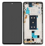 Ekranas Xiaomi 11T 5G/11T Pro 5G su lietimui jautriu stikliuku ir rėmeliu Meteorite Grey ORG