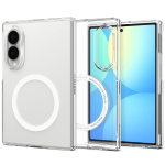 Spigen AirSkin MagFit MagSafe &uuml;mbris Samsung Galaxy Z Fold 8-le, l&auml;bipaistev ja valge