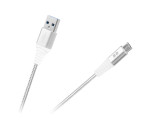 REBEL USB &ndash; micro-USB kaabel, 100 cm, valge