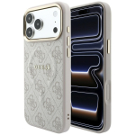 Guess Embossed 4G Classic MagSafe &uuml;mbris mudelile iPhone 17 Pro / 18 Pro &ndash; v&auml;rv: roosa