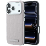 Karl Lagerfeld Grained Mono Resin Logo MagSafe &uuml;mbris mudelile iPhone 17 Pro Max / 18 Pro Max &ndash; v&auml;rv: roosa