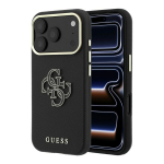 Guess Grained & Big Resin Logo &uuml;mbris iPhone 18 Pro Max / 17 Pro Max &ndash; must