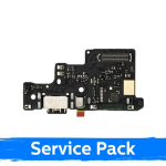 Charging Port Compatible With Xiaomi Redmi Note 14 5G with Flex / Plata (Service Pack)