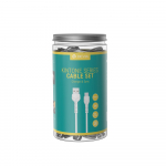 Devia cable Kintone V2 EC305  USB - USB-C 1,0 m 2,1A valge set 30 pcs