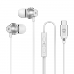 Forever wired earphones EP-02 USB-C valge