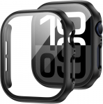 Tech-Protect Defense360 Karastatud klaas &Uuml;mbris jaoks Apple Watch 10 (46mm) - must