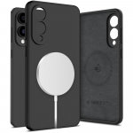 Tech-Protect Liquid Silicone MagSafe &uuml;mbris jaoks Samsung Galaxy S25 Edge - must