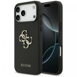 Guess Grained Big 4G & Classic Logo &uuml;mbris jaoks iPhone 17 Pro Max - must